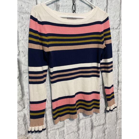 evolution Striped Retro Sweater Size Small - Picture 3 of 6